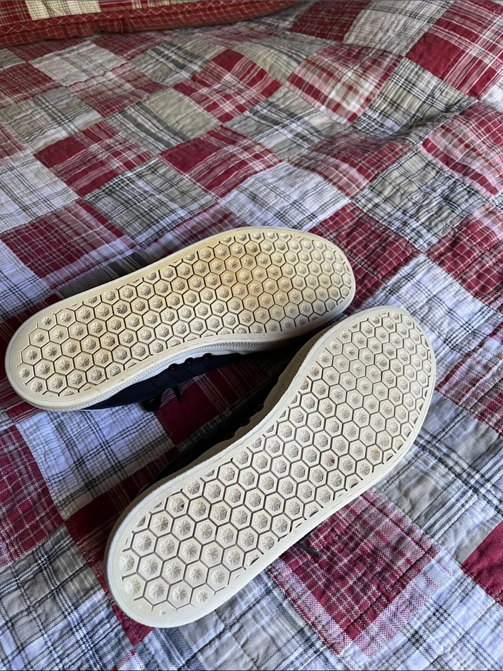 adidas Black Low-Top Canvas Sneakers with White Soles